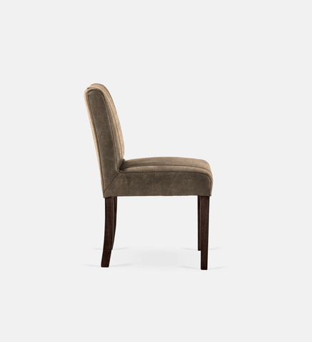 Bennet Leather Dining Brown Leg (35598)