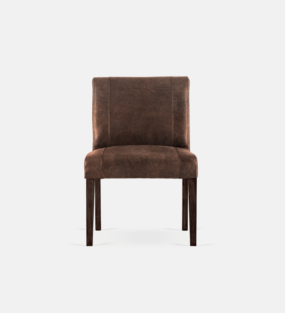 Bennet Leather Dining Brown Leg (35600)