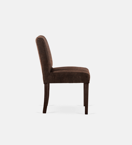 Bennet Leather Dining Brown Leg (35603)