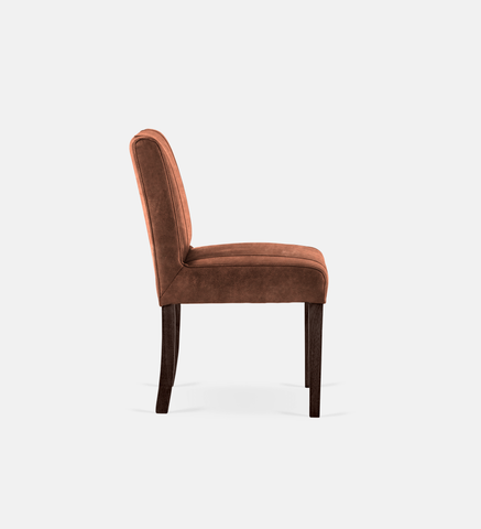 Bennet Leather Dining Brown Leg (35655)
