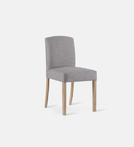 Samuel Fully Up Dining Chair Light Grey Leg (75598)