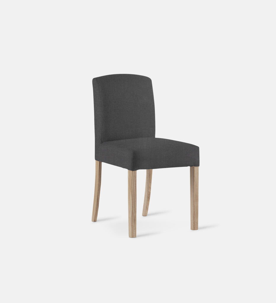 Samuel Fully Up Dining Chair Light Grey Leg (75613)