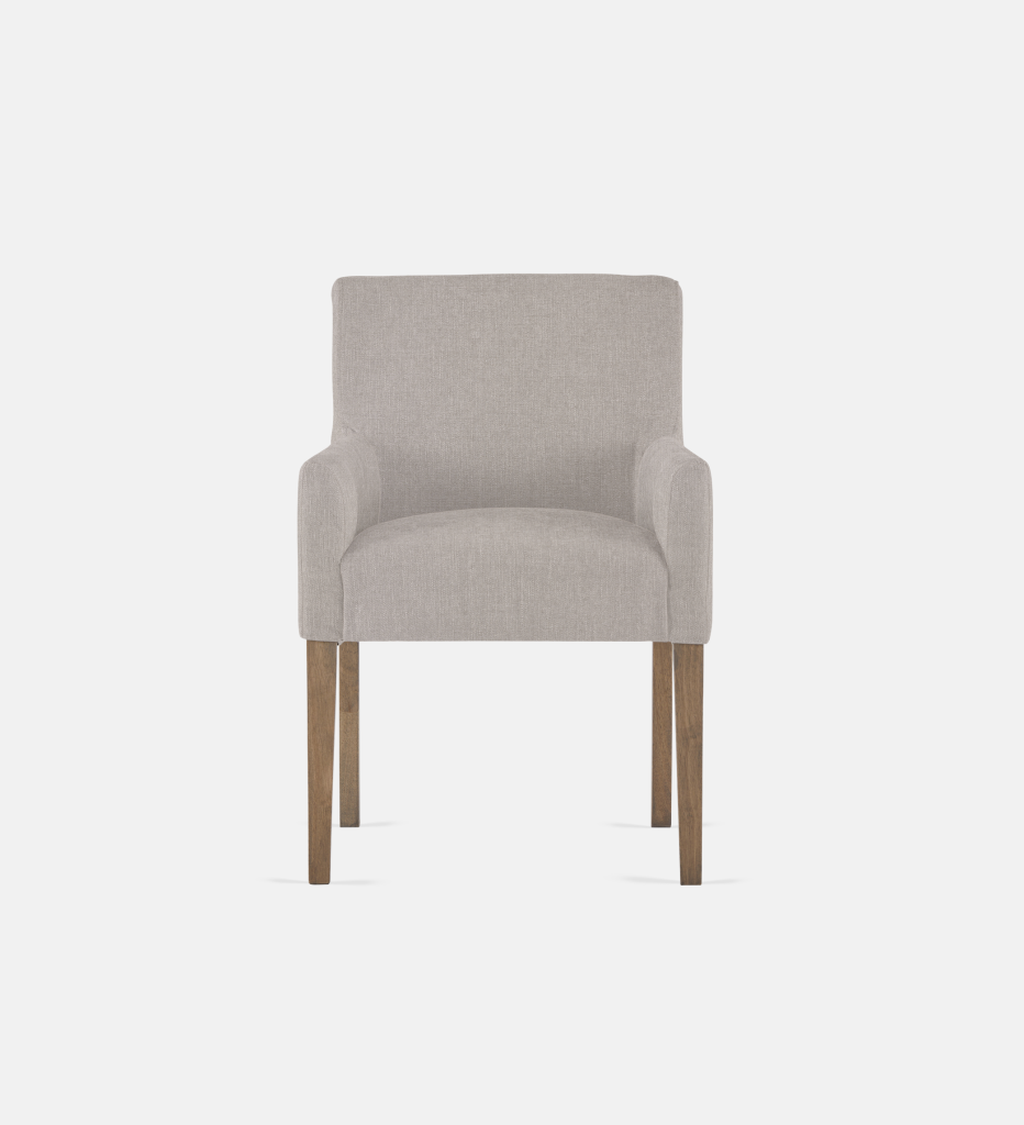 Bennet Fully Up Carver Chair Light Grey Leg (32322)
