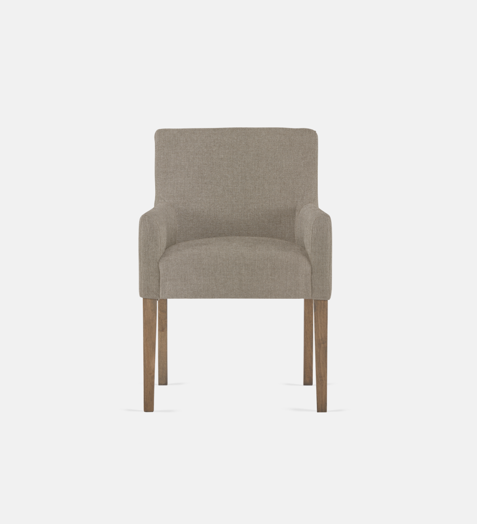 Bennet Fully Up Carver Chair Light Grey Leg (64208)