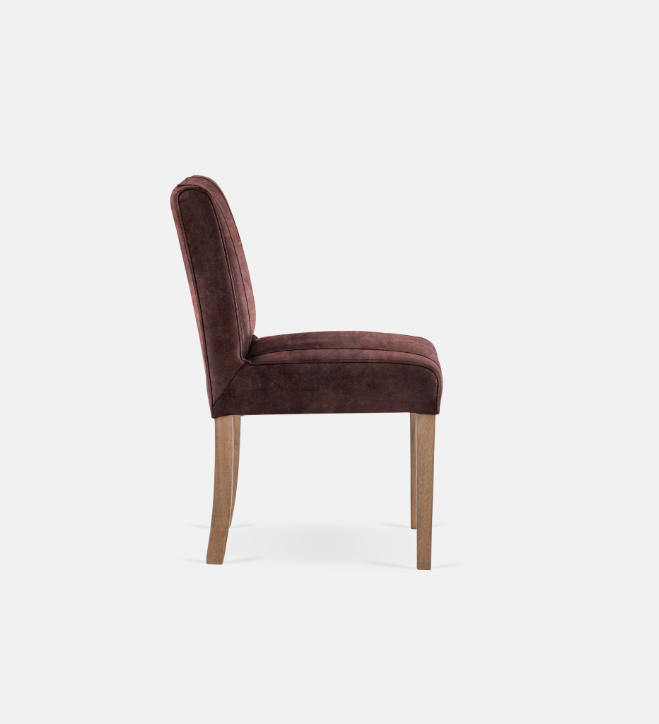 Bennet Leather Dining Light Grey Leg (35641)