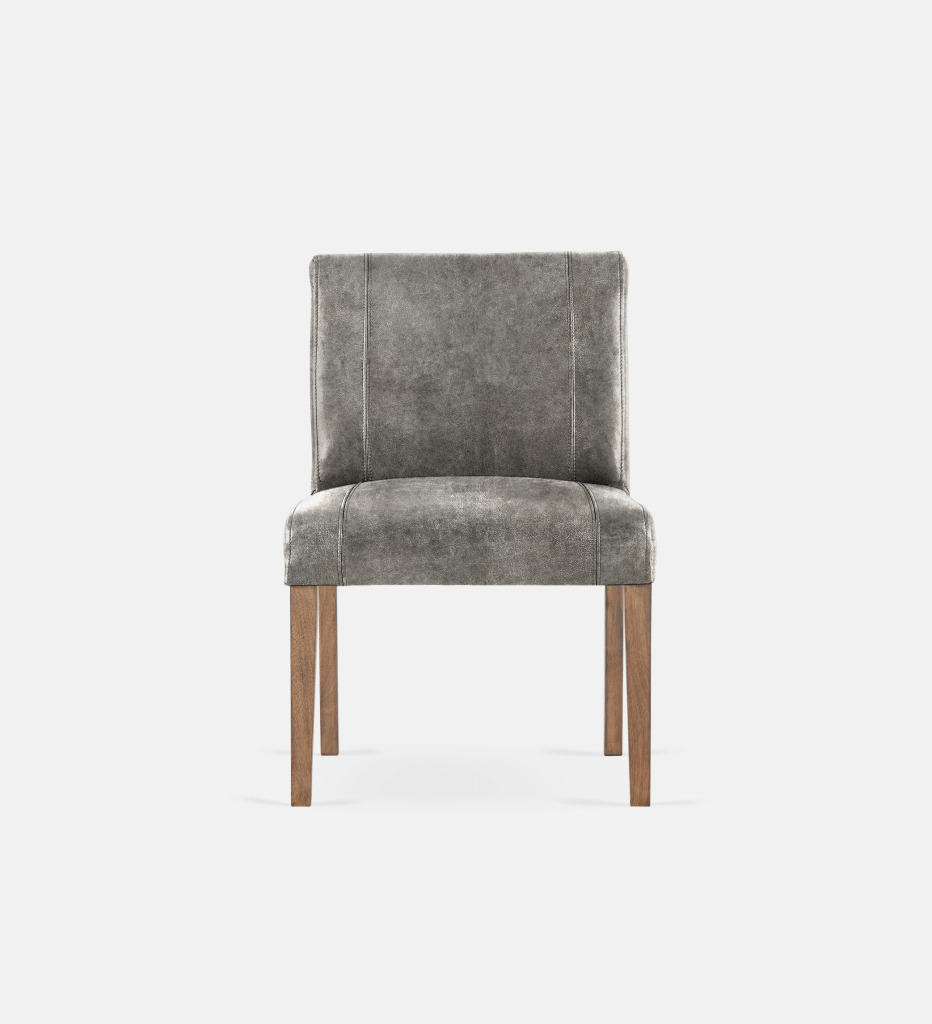 Bennet Leather Dining Light Grey Leg (35671)