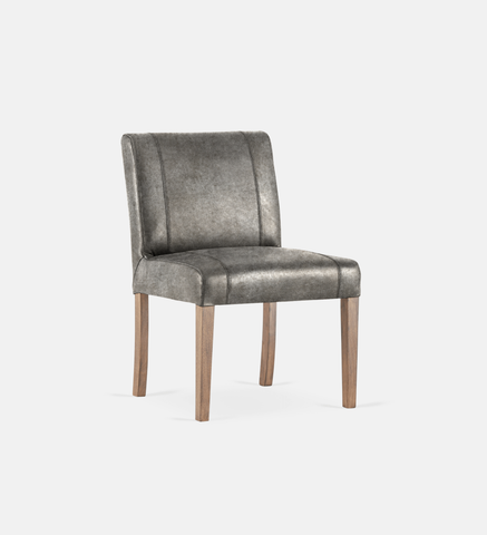 Bennet Leather Dining Light Grey Leg (35672)