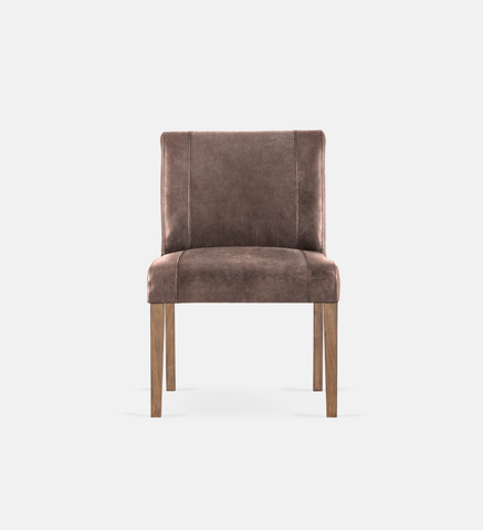 Bennet Leather Dining Light Grey Leg (35675)