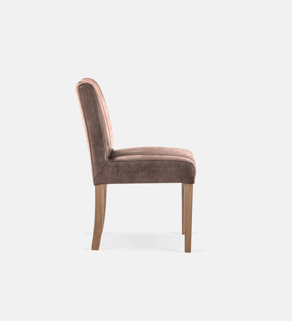 Bennet Leather Dining Light Grey Leg (35677)
