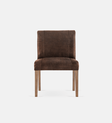Bennet Leather Dining Light Grey Leg (35683)