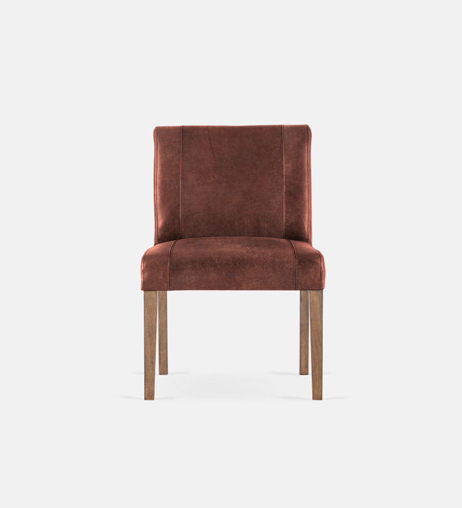 Bennet Leather Dining Light Grey Leg (35687)