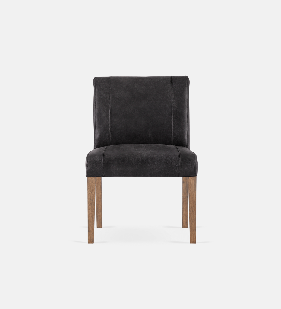 Bennet Leather Dining Light Grey Leg (35711)