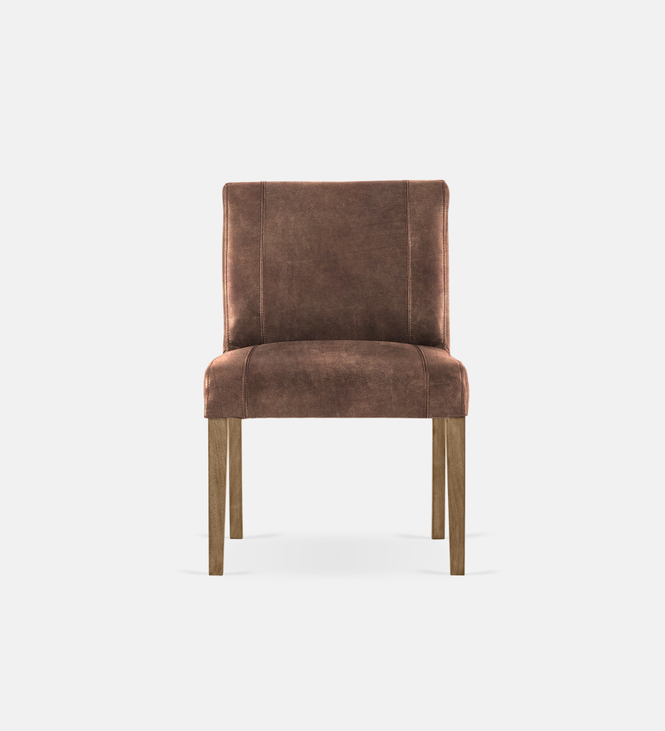 Bennet Leather Dining Natural Leg (42658)