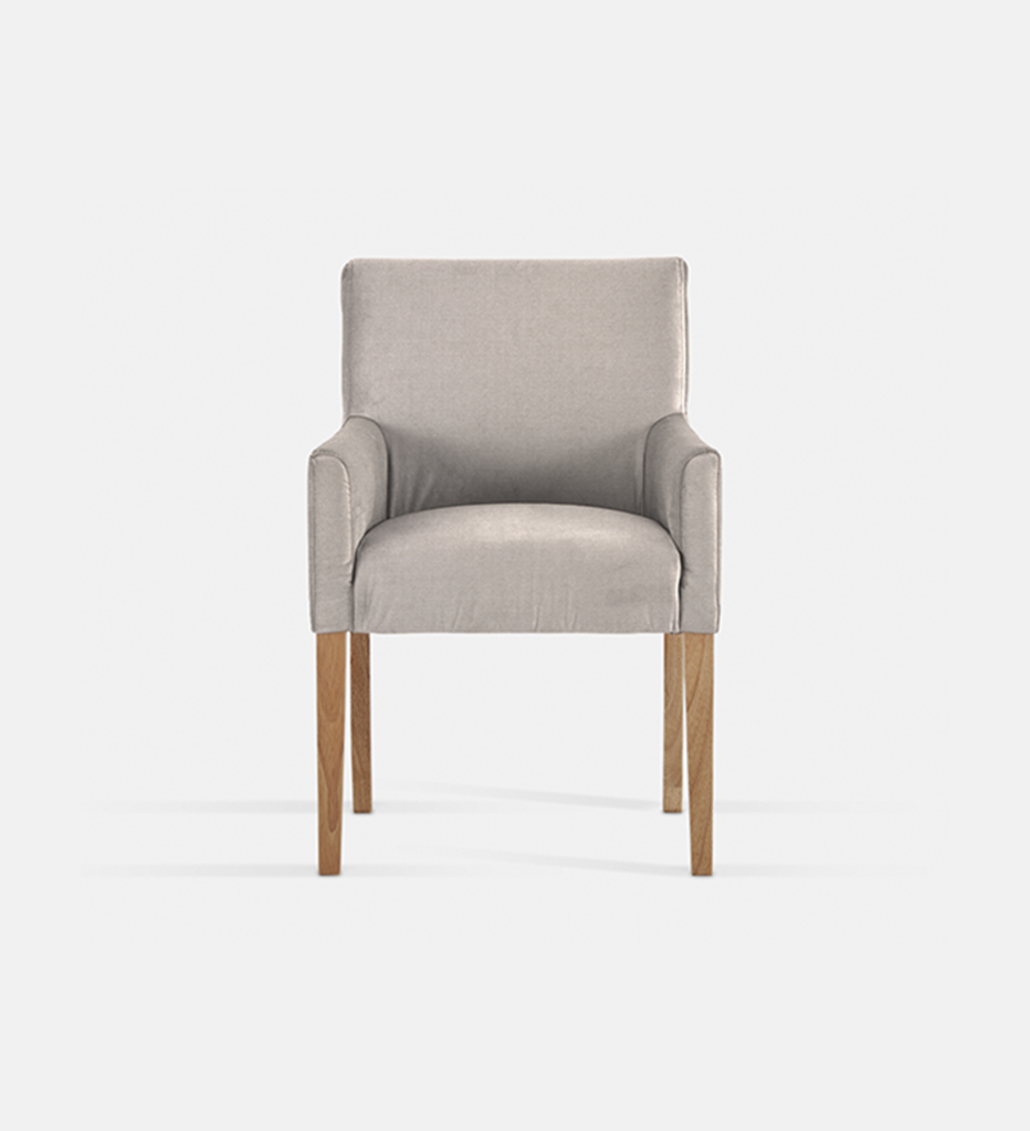 Bennet Fully Up Carver Chair Natural Leg (39566)