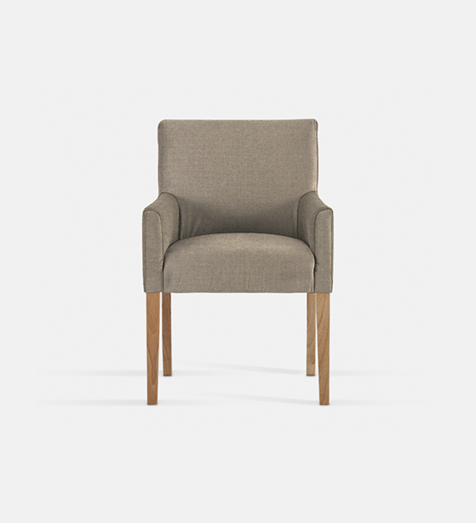 Bennet Fully Up Carver Chair Natural Leg (39571)