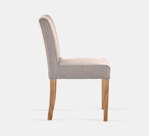 Bennet Fully Up Dining Chair Natural Leg (16774)