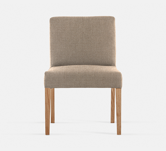 Bennet Fully Up Dining Chair Natural Leg (16777)