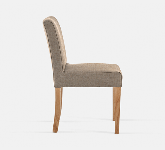 Bennet Fully Up Dining Chair Natural Leg (16779)