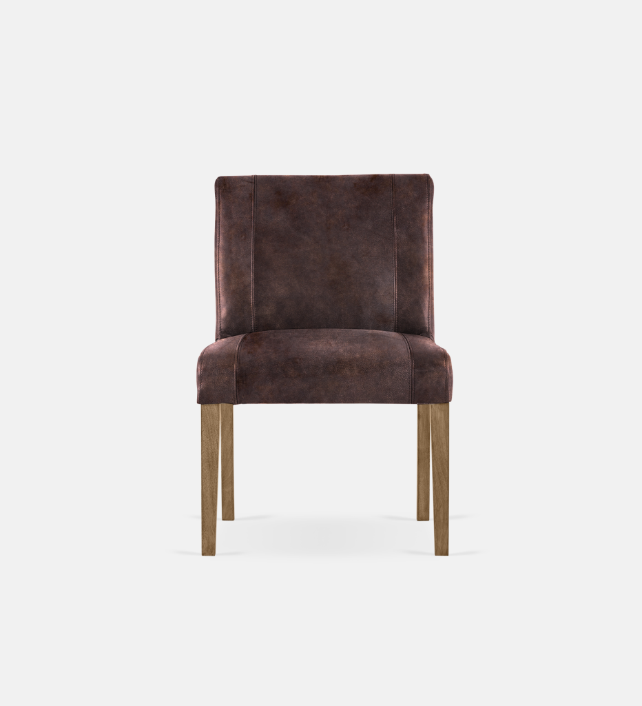 Bennet Leather Dining Natural Leg (42690)