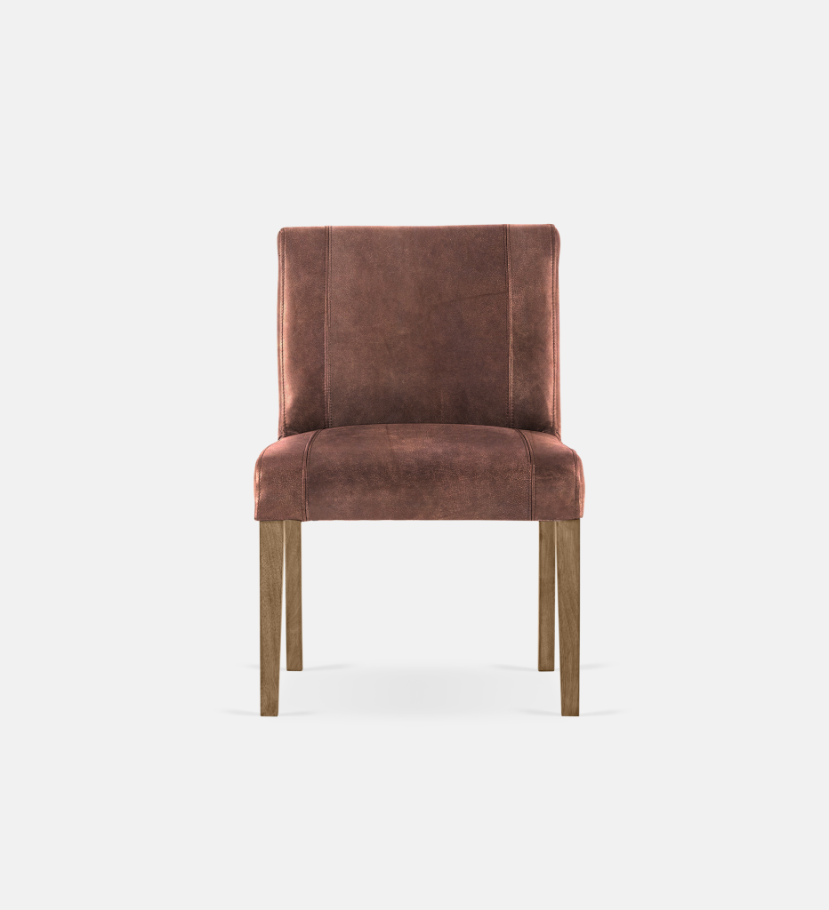 Bennet Leather Dining Natural Leg (42710)