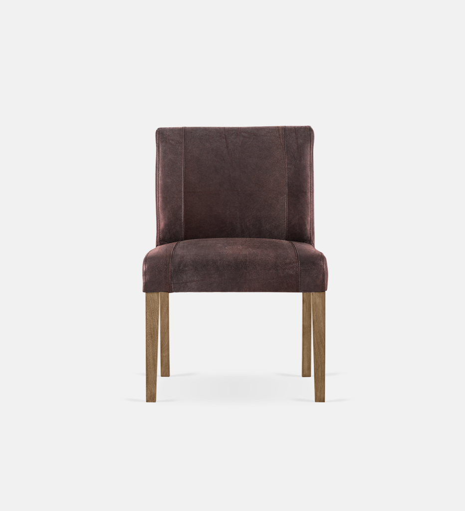 Bennet Leather Dining Natural Leg (42741)