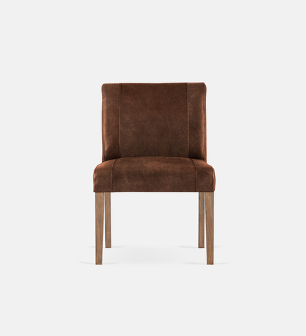 Bennet Leather Dining Light Grey Leg (35719)