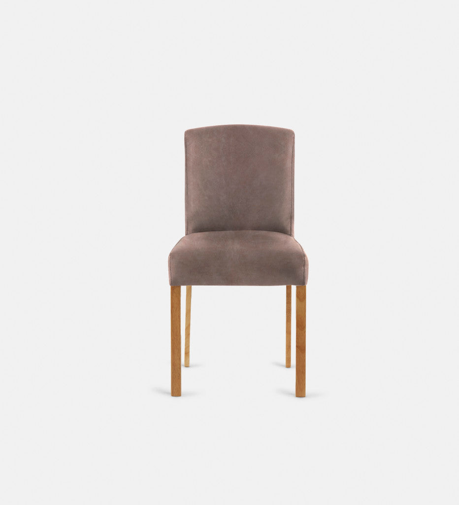 Samuel Leather Dining Chair Natural Leg (73031)