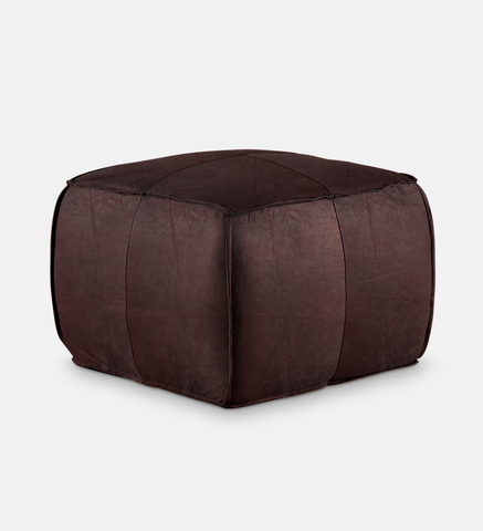 Pax Leather Square Ottoman (66534)