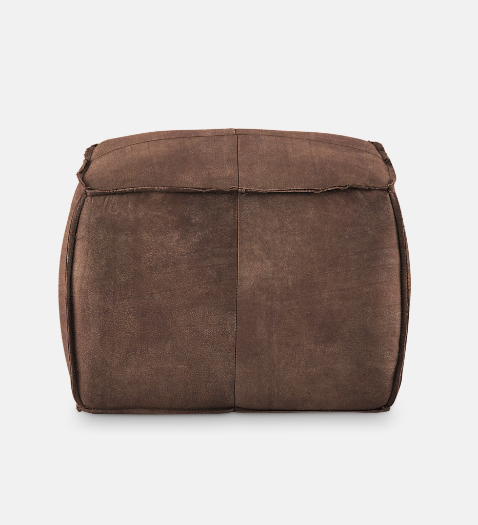 Pax Leather Square Ottoman (66522)