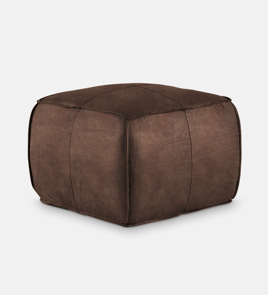 Pax Leather Square Ottoman (66535)