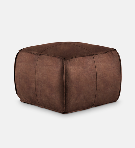 Pax Leather Square Ottoman (66535)