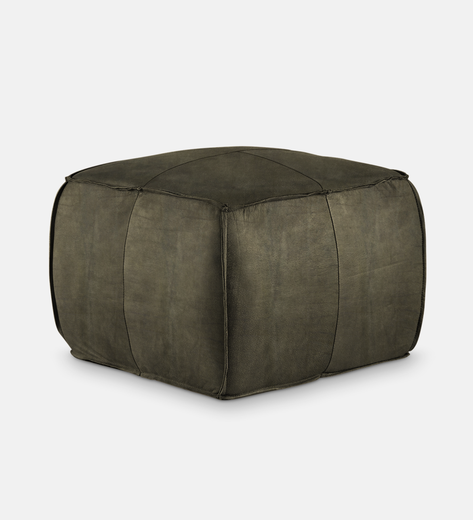 Pax Leather Square Ottoman (66536)