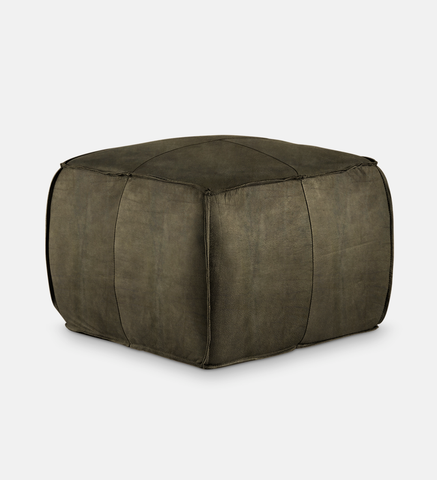 Pax Leather Square Ottoman (66536)