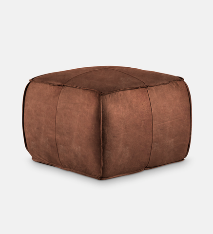 Pax Leather Square Ottoman (66537)