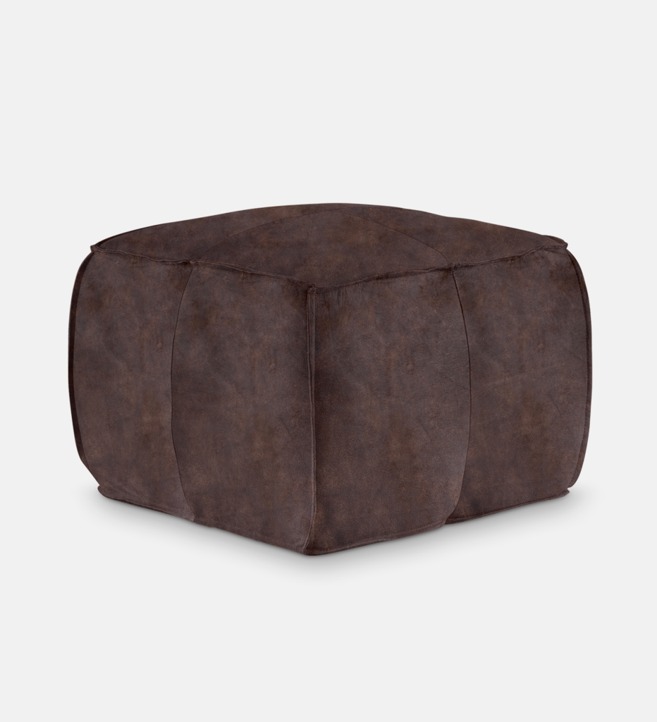 Pax Leather Square Ottoman (66543)