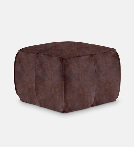 Pax Leather Square Ottoman (66543)