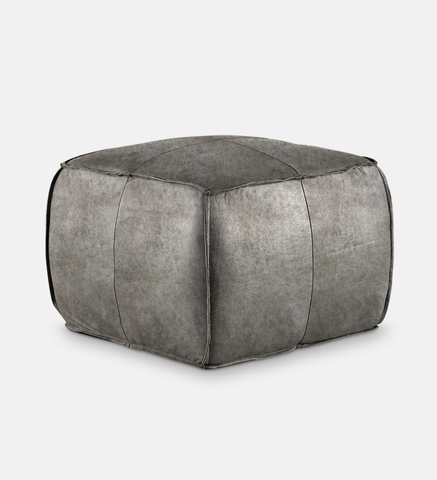 Pax Leather Square Ottoman (66544)