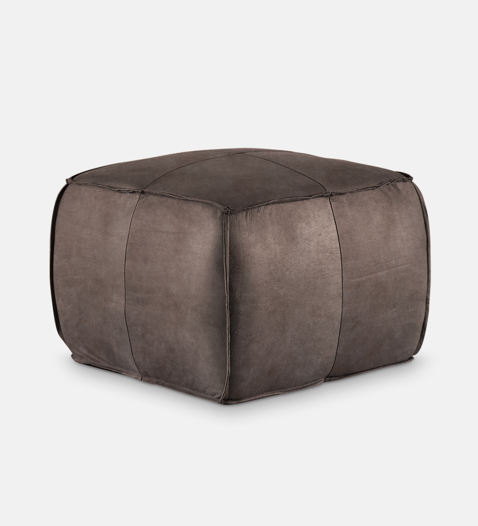 Pax Leather Square Ottoman (66545)