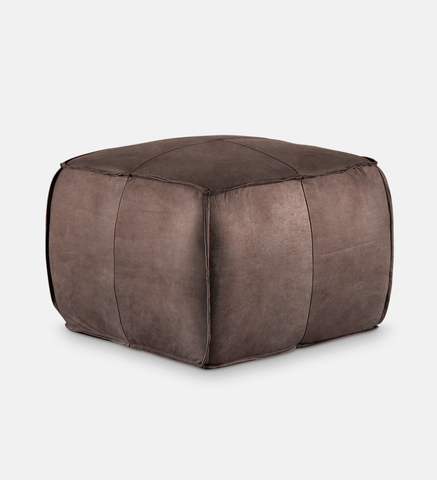 Pax Leather Square Ottoman (66545)