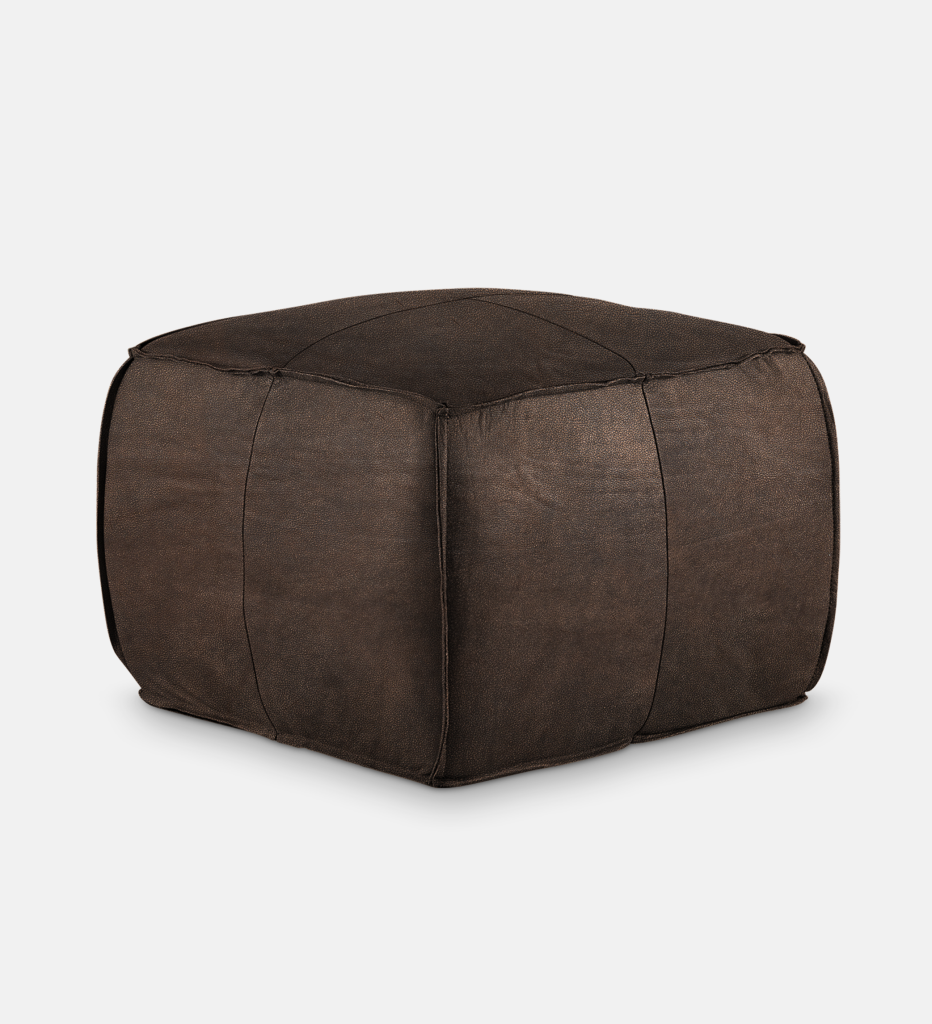 Pax Leather Square Ottoman (66547)