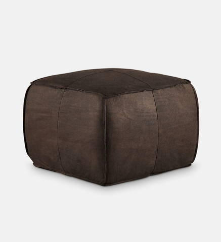 Pax Leather Square Ottoman (66547)