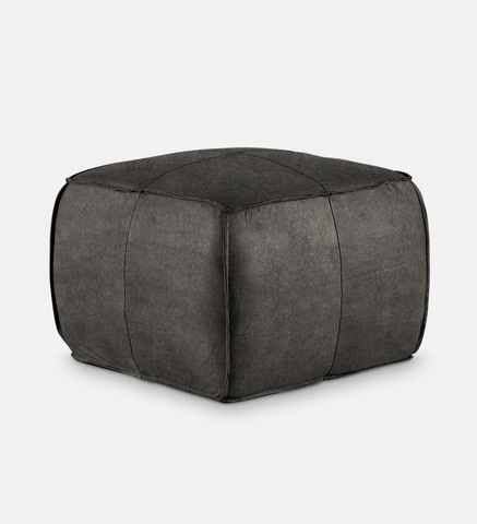 Pax Leather Square Ottoman (66548)
