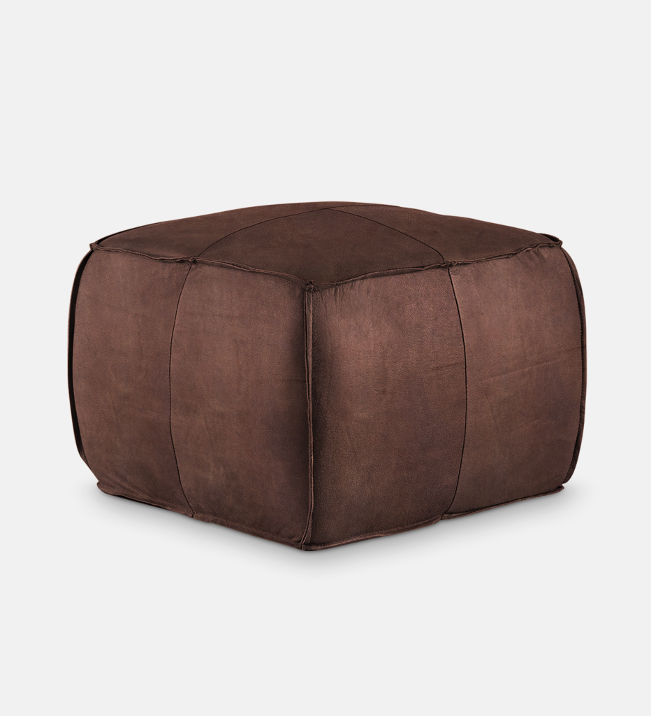 Pax Leather Square Ottoman (66572)
