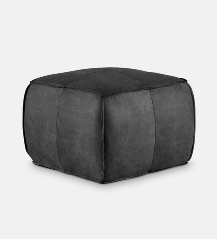 Pax Leather Square Ottoman (66550)