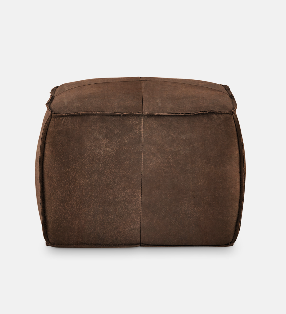 Pax Leather Square Ottoman (66491)