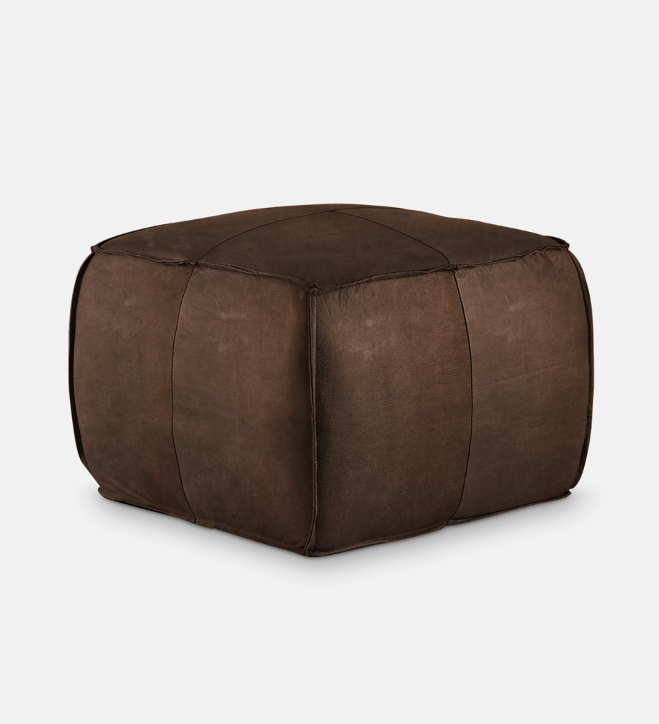 Pax Leather Square Ottoman (66551)