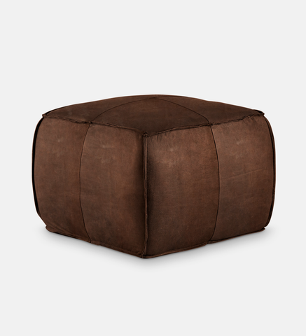 Pax Leather Square Ottoman (66551)