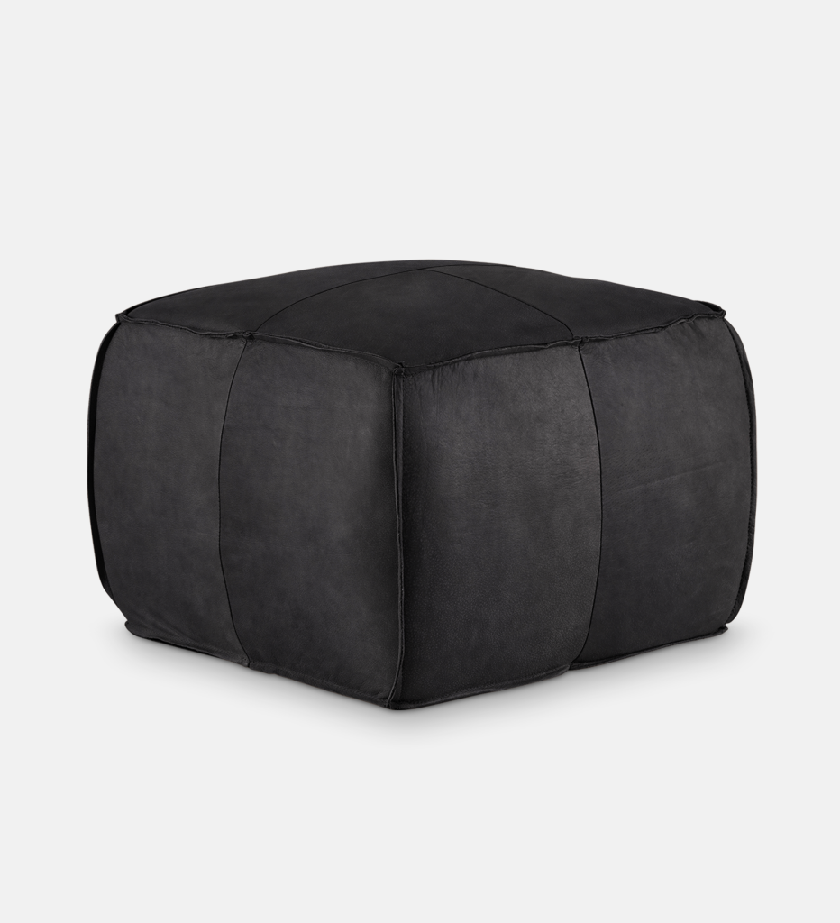Pax Leather Square Ottoman (66574)