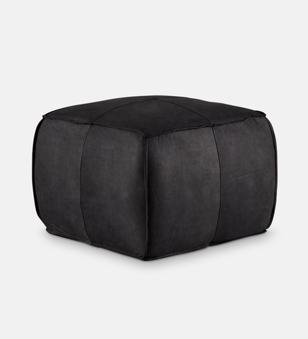 Pax Leather Square Ottoman (66574)
