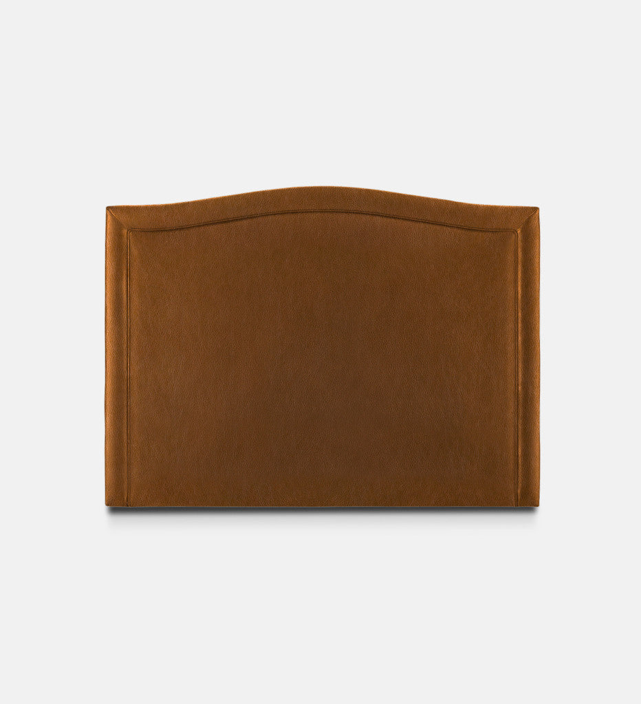 Fletcher Leather Headboard 3 Quarter Piping (73848)
